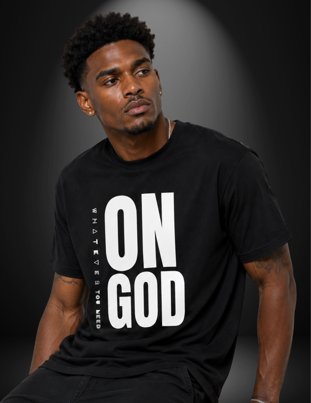 ON GOD BLACK / WHITE CLASSIC TEE