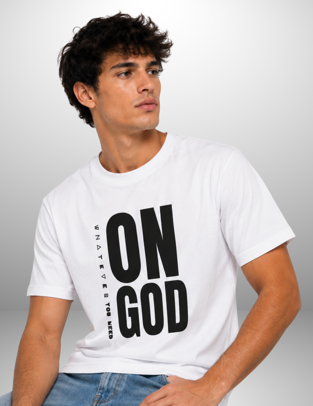ON GOD WHITE / BLACK CLASSIC TEE