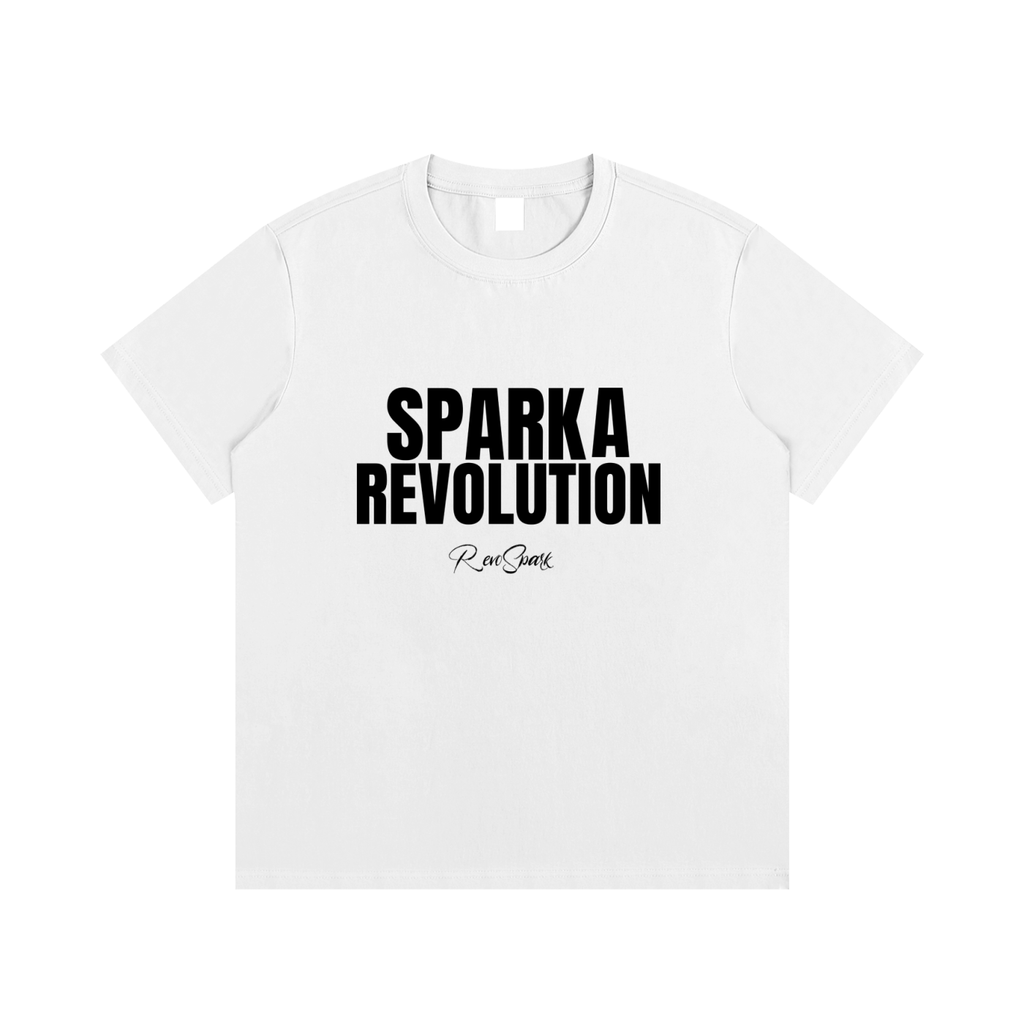 SPARK WHITE / BLACK CLASSIC TEE
