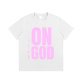 ON GOD WHITE / PINK CLASSIC TEE