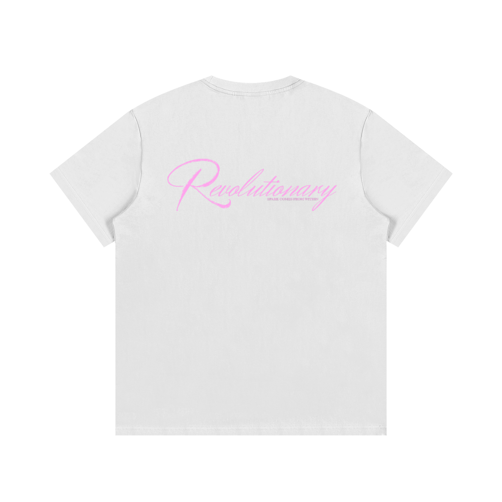 SPARK WHITE / PINK CLASSIC TEE