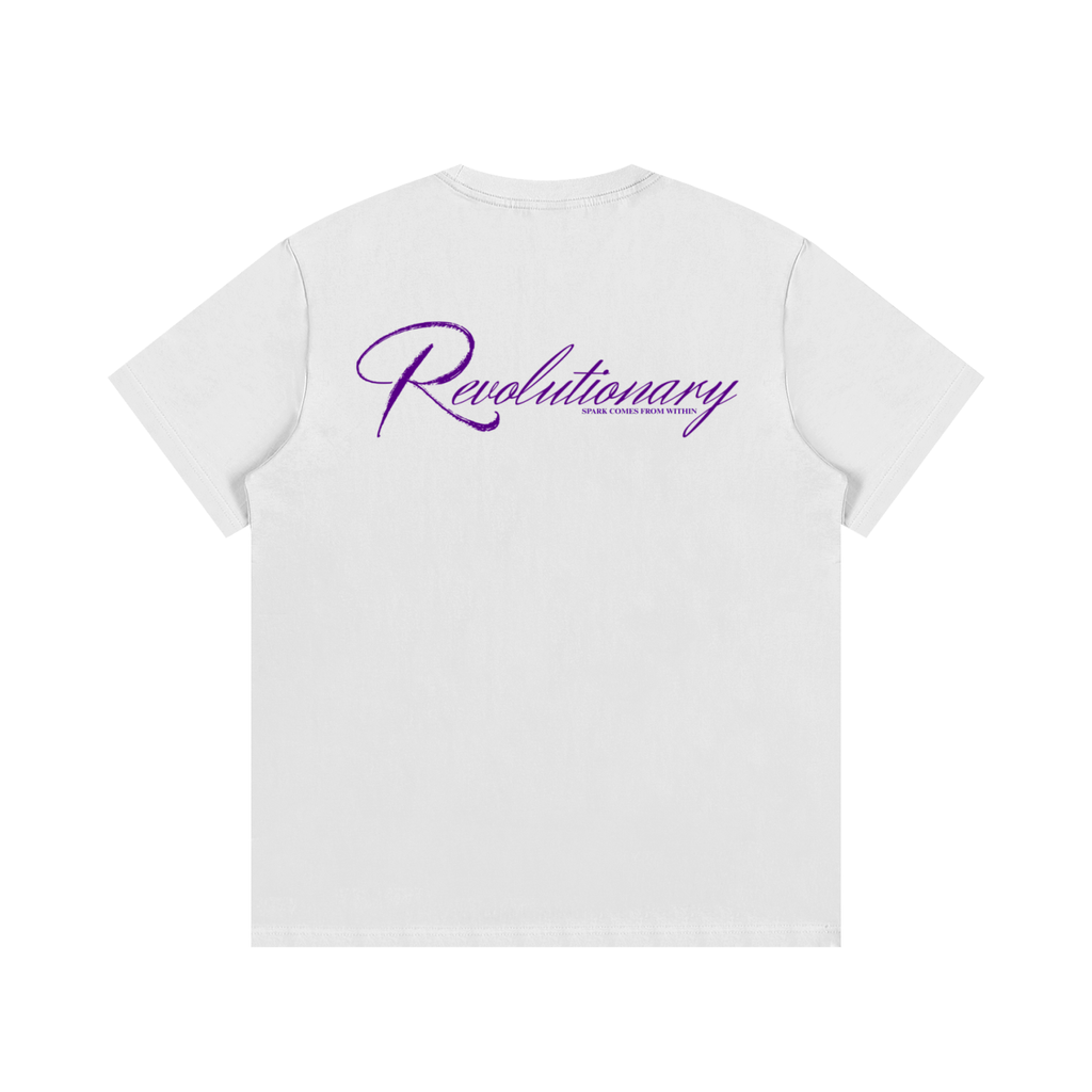 SPARK WHITE / PURPLE CLASSIC TEE