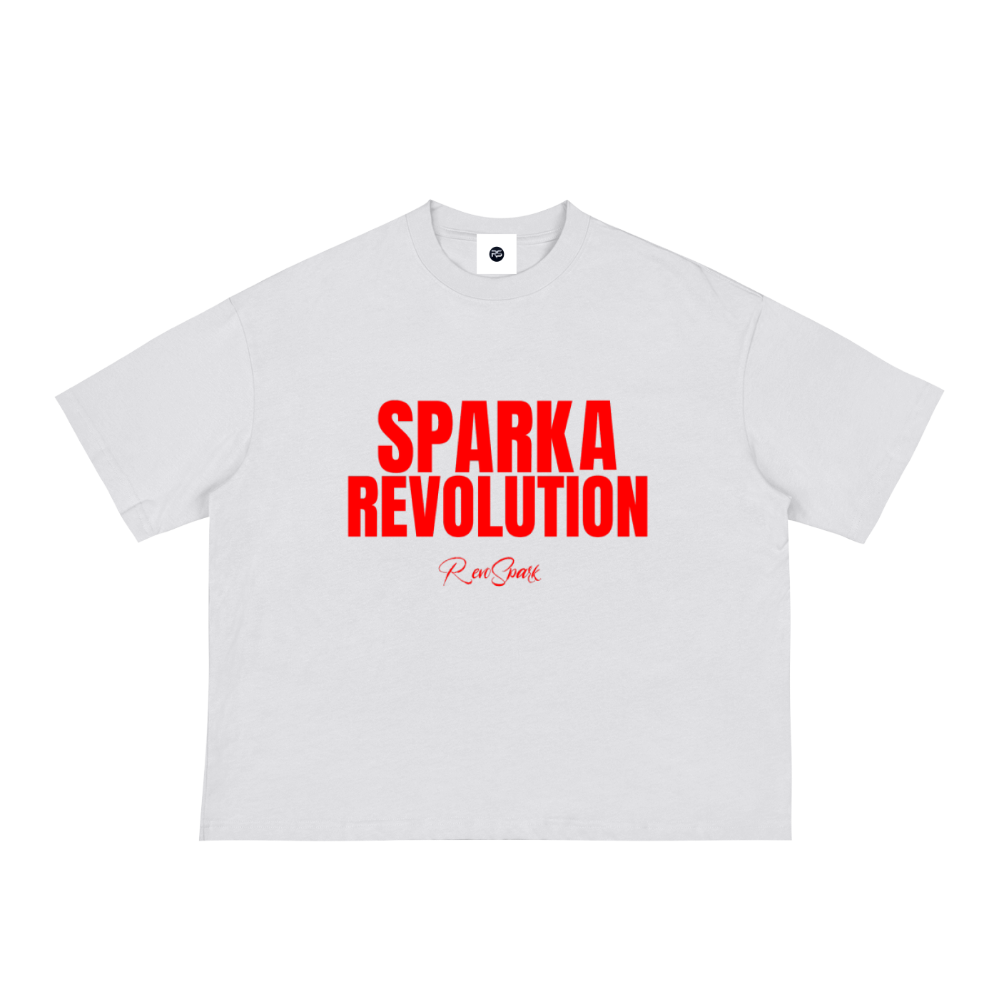 SPARK WHITE / RED BOX TEE