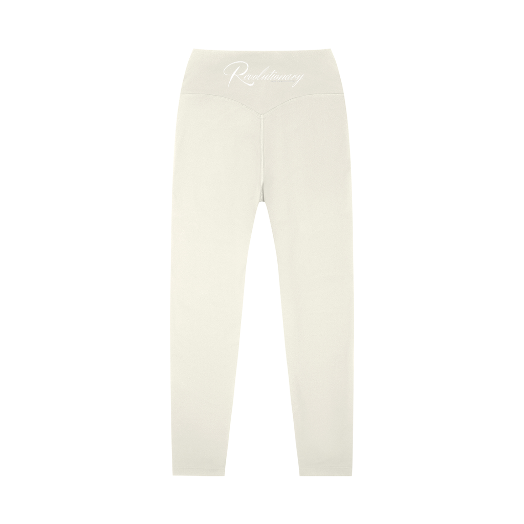 WhatEverYouNeed ON GOD "CREAM" High waisted Leggings