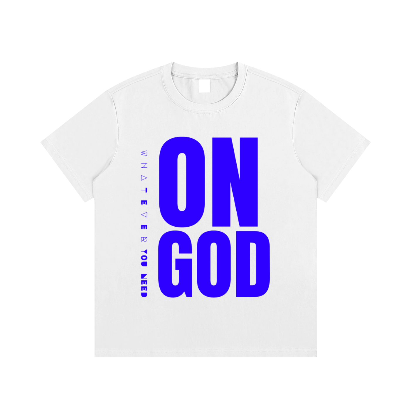 ON GOD WHITE / BLUE CLASSIC TEE
