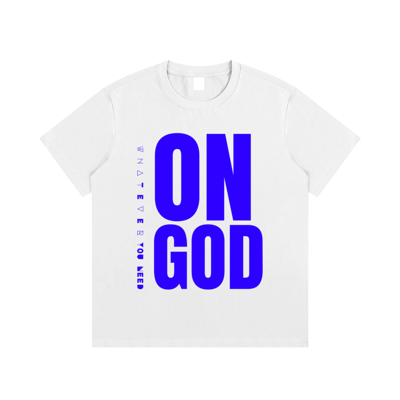 ON GOD WHITE / BLUE CLASSIC TEE