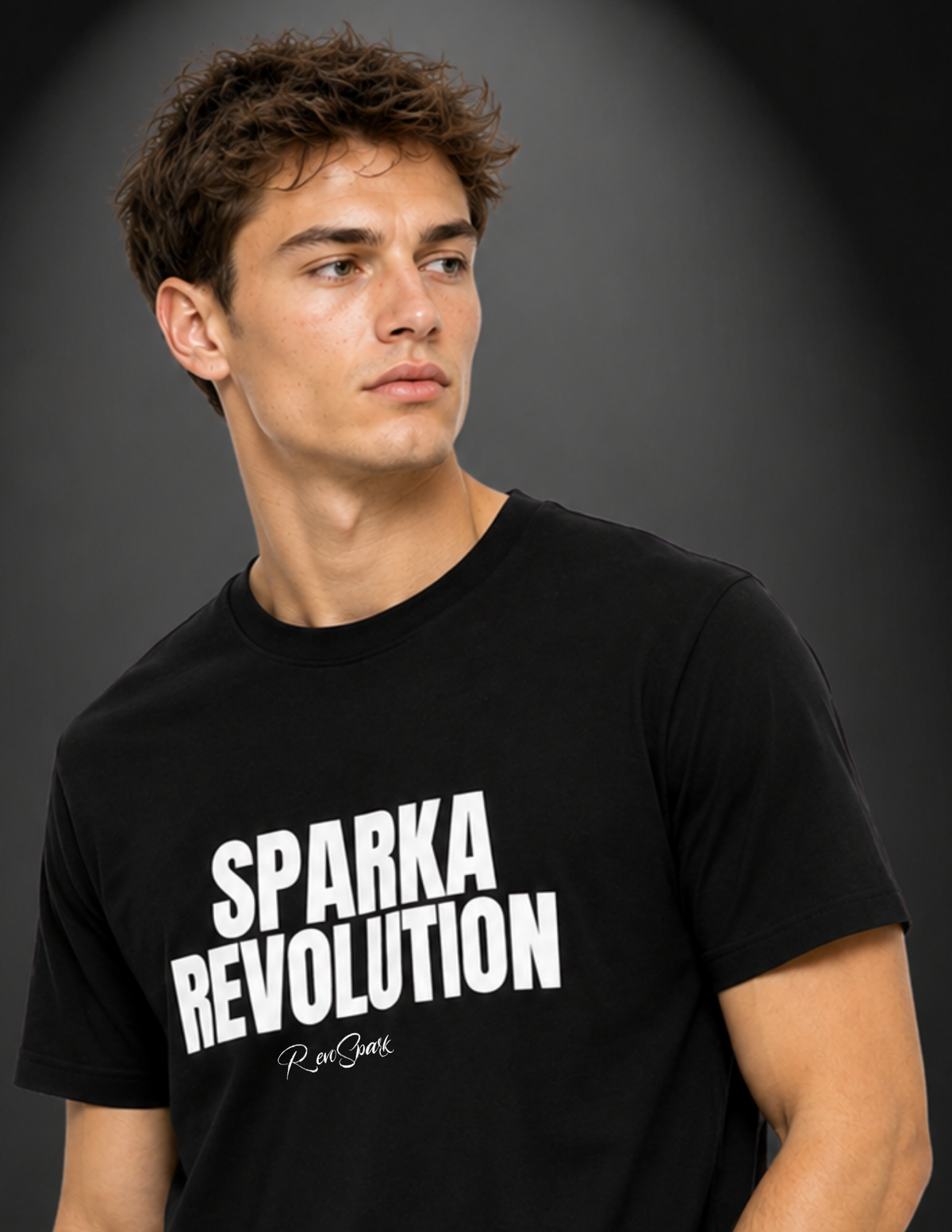 SPARK BLACK / WHITE CLASSIC TEE