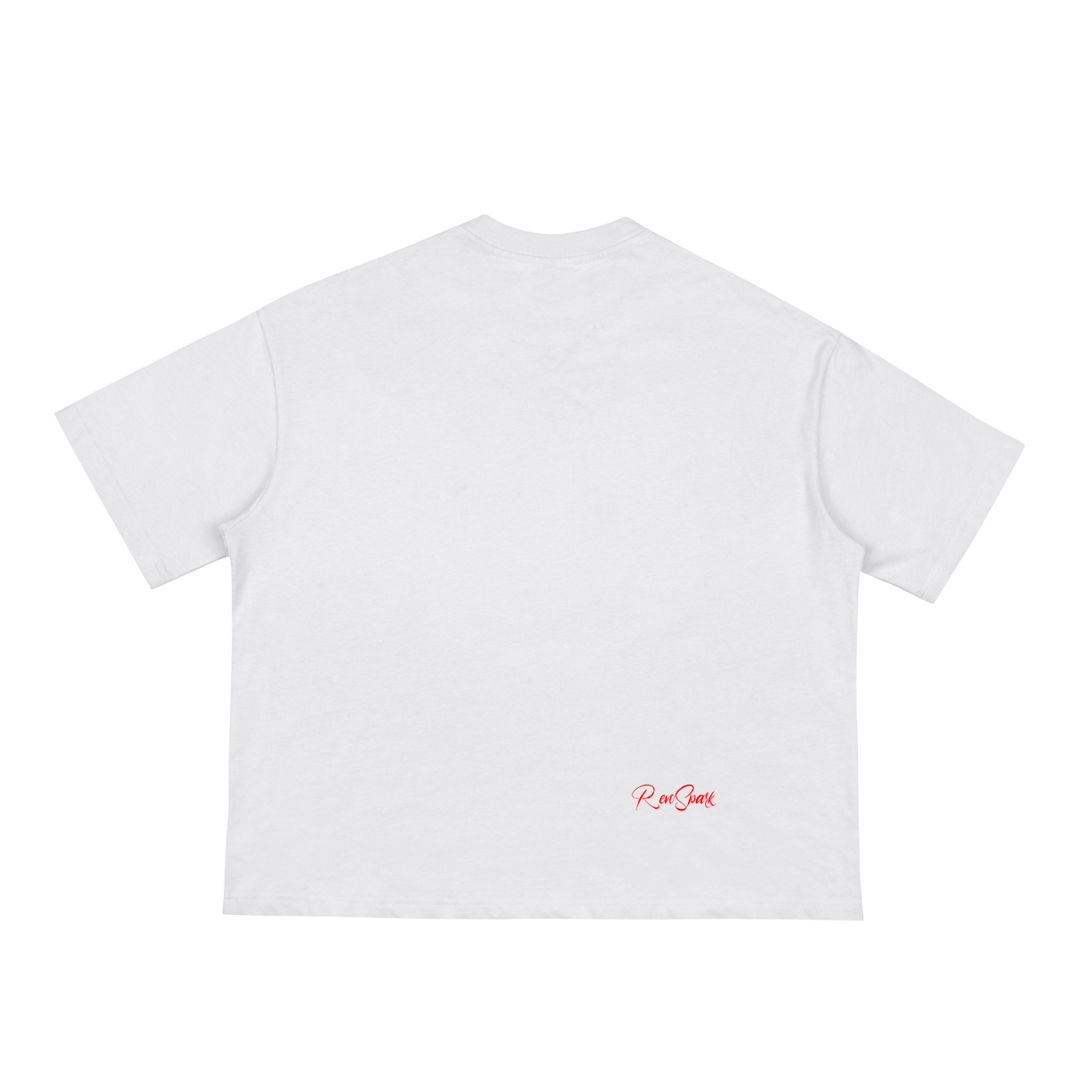 ON GOD WHITE / RED BOX CUT TEE
