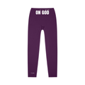 WhatEverYouNeed ON GOD "PURPLE" High waisted Leggings