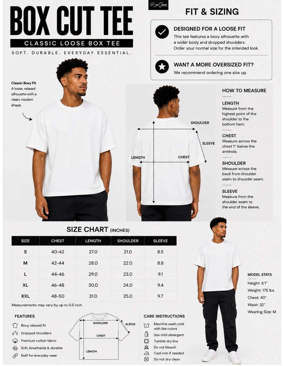 ON GOD WHITE / PINK BOX CUT TEE