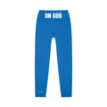 WhatEverYouNeed ON GOD "BLUE" High Waisted Leggings