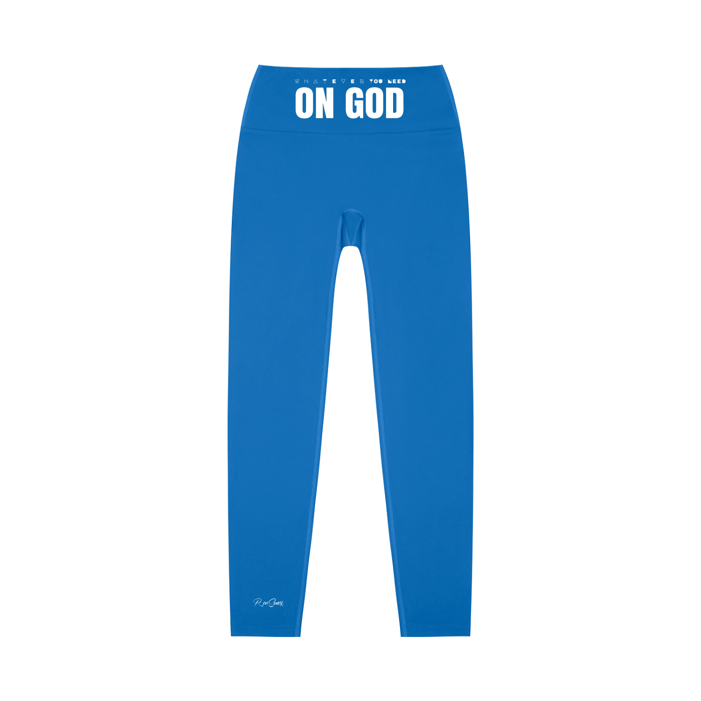 WhatEverYouNeed ON GOD "BLUE" High Waisted Leggings