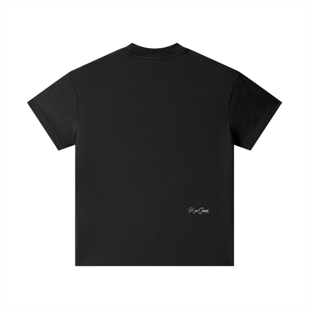BLACK / WHITE ON GOD KIDS CLASSIC TEE