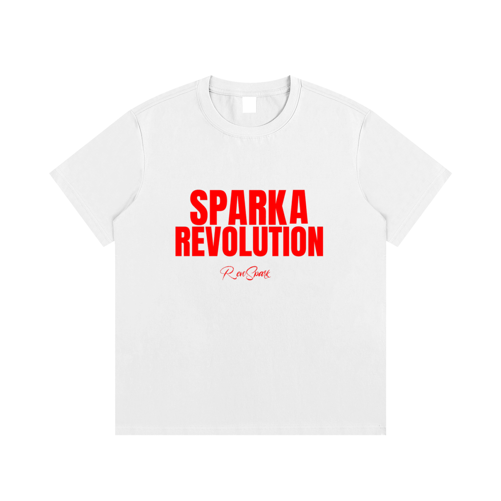 SPARK WHITE / RED CLASSIC TEE