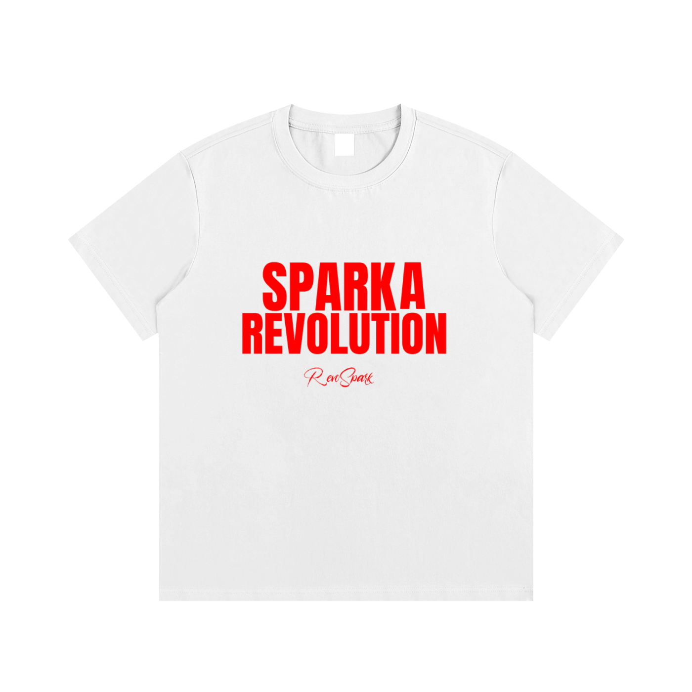 SPARK WHITE / RED CLASSIC TEE