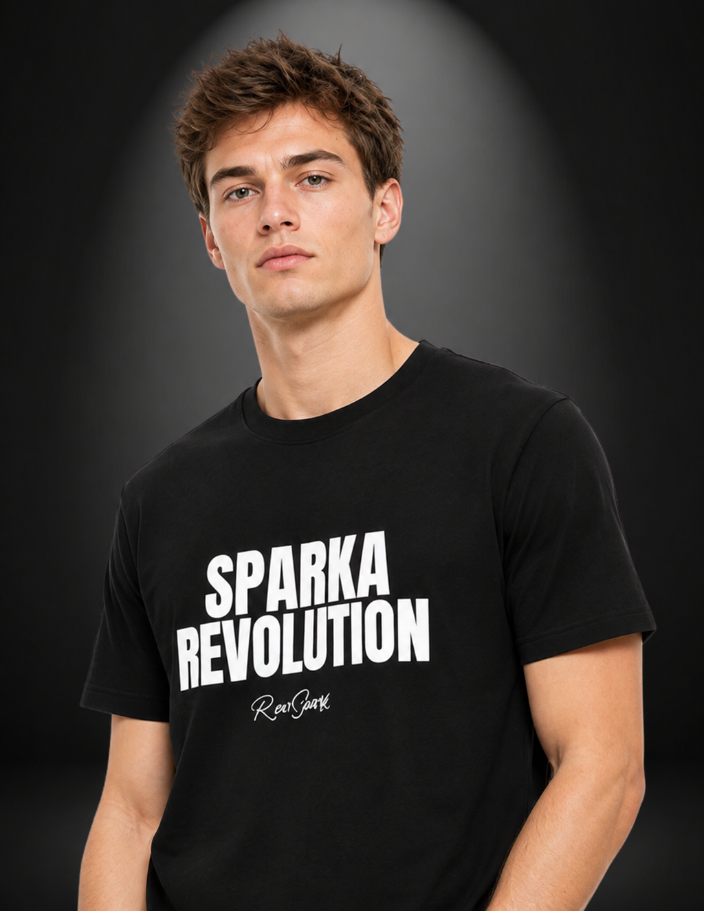 SPARK BLACK / WHITE CLASSIC TEE