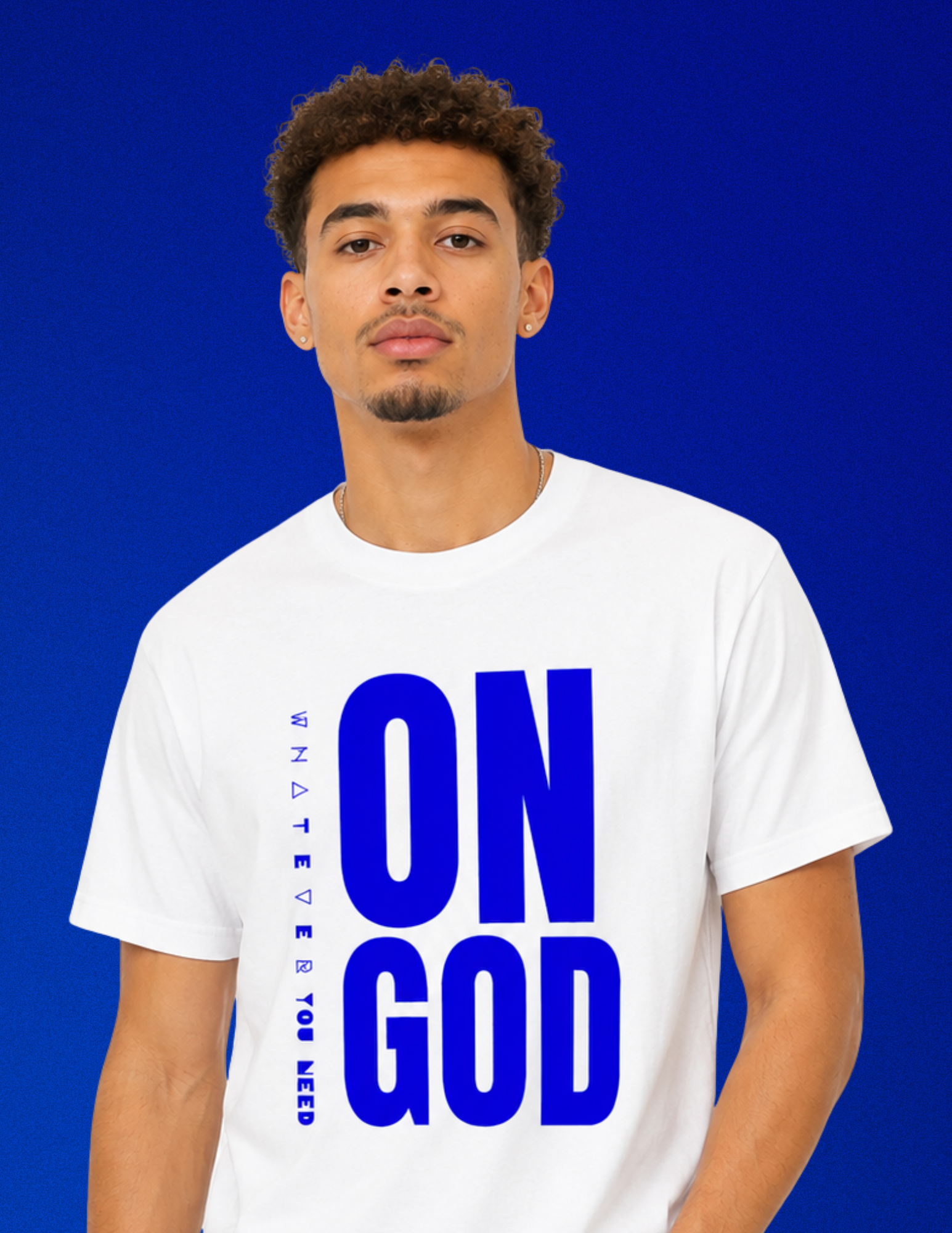 ON GOD WHITE / BLUE CLASSIC TEE