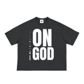 ON GOD BLACK / WHITE BOX CUT TEE