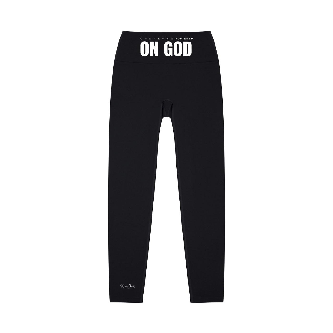 WhatEverYouNeed ON GOD "BLACK" High waisted Leggings