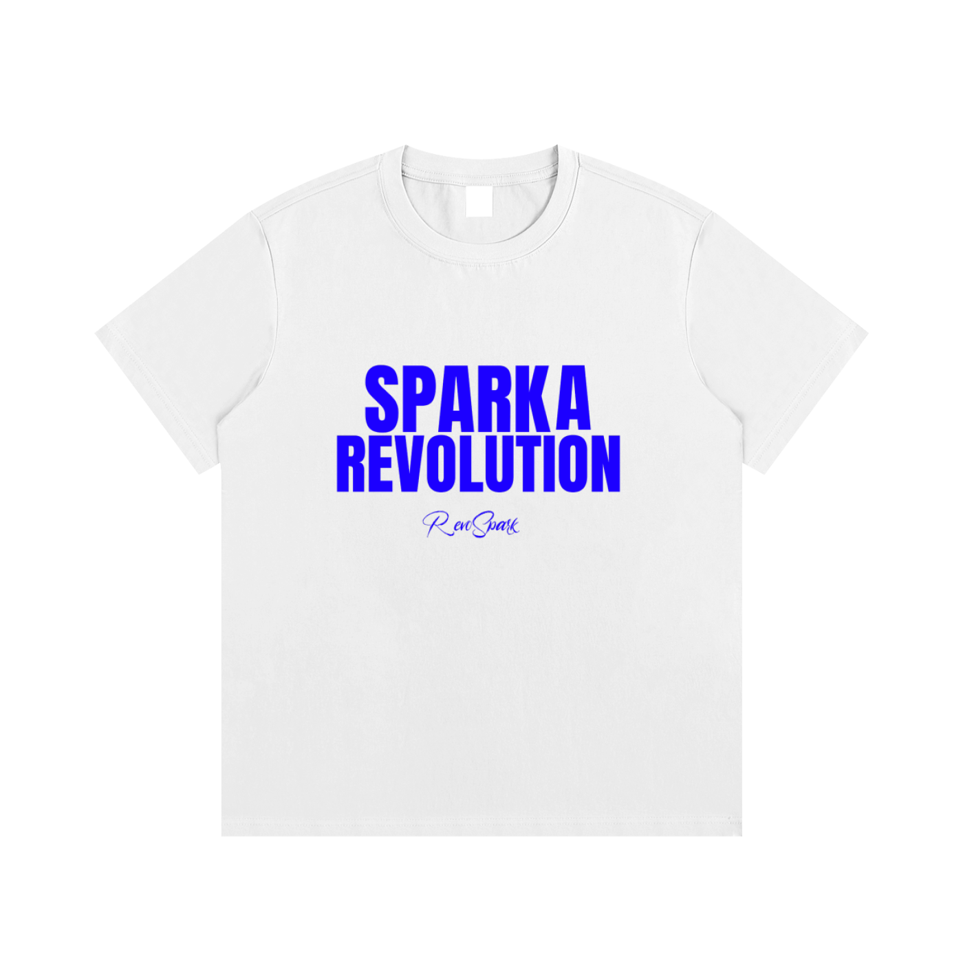 SPARK WHITE / BLUE CLASSIC TEE